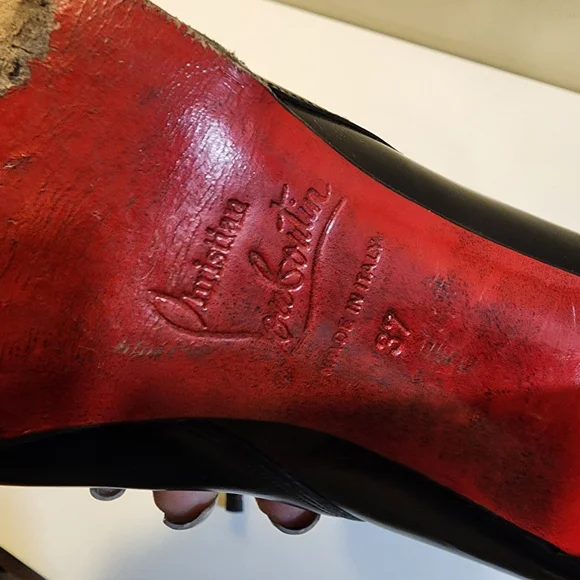 Christian Louboutin Bang Bang Eden ankle boots in black leather Size 37 - Picture 2 of 14